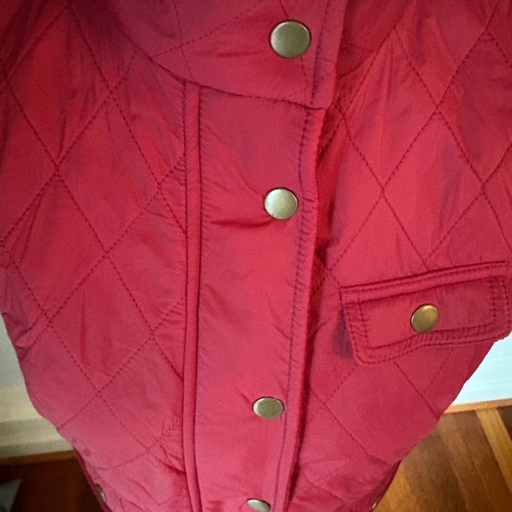 Talbots Women's Vest in Red‎ size Small Petite - Picture 3 of 7